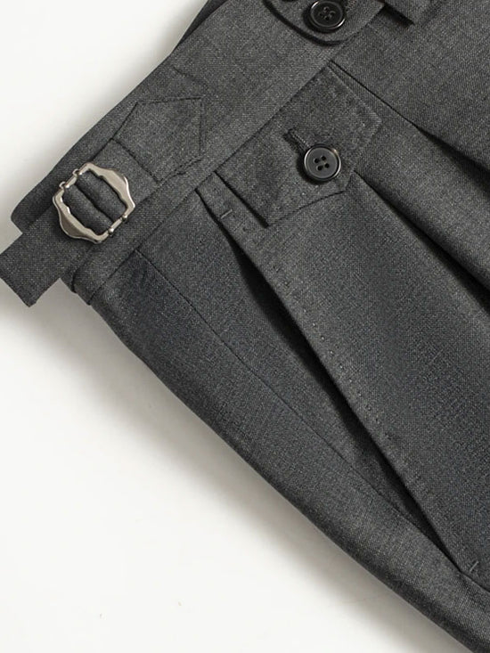 Pantaloni Alla Moda Con Pieghe Uniche