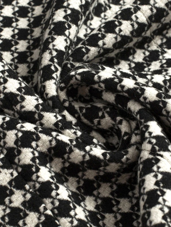 Cappotto Doppiopetto Pied De Poule