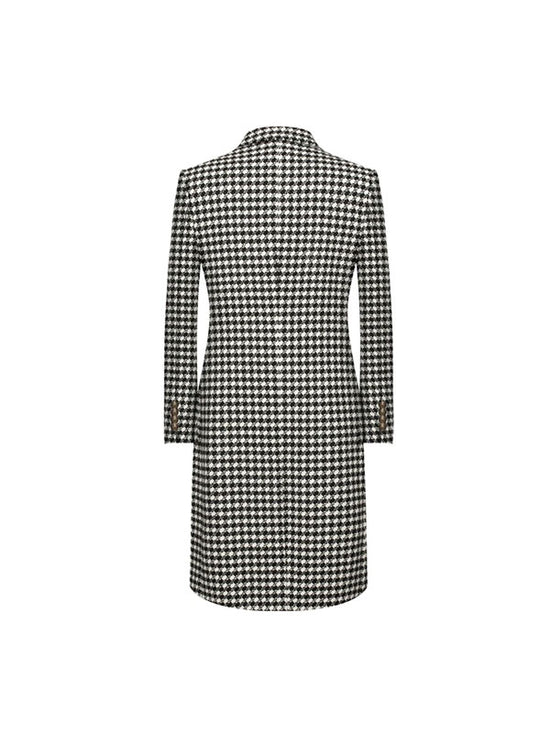 Cappotto Doppiopetto Pied De Poule