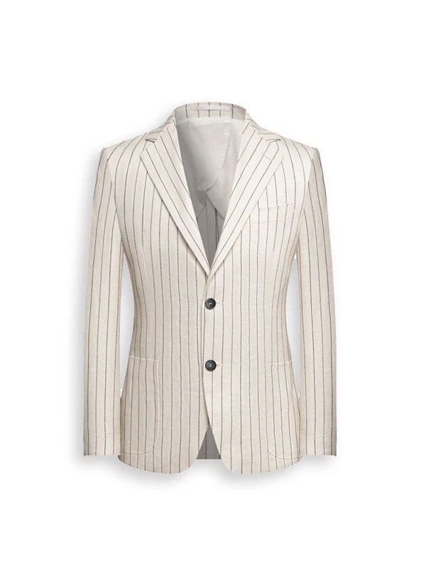 Progetta Un Elegante Lino Blazer A Strisce