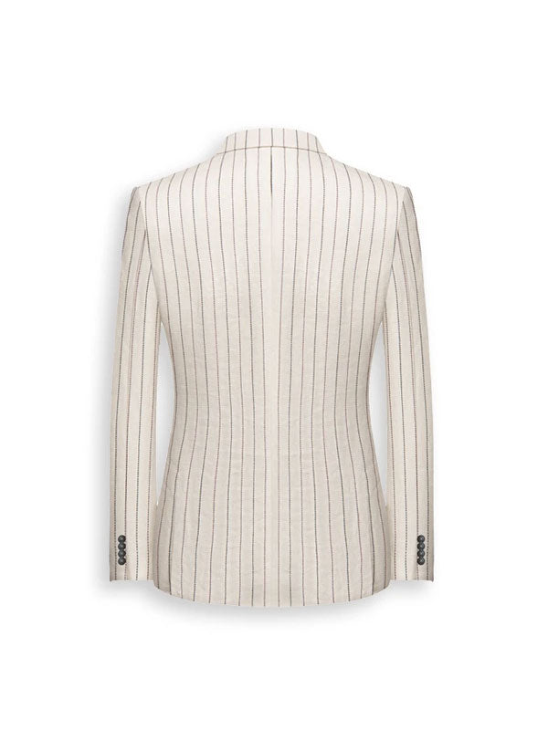 Progetta Un Elegante Lino Blazer A Strisce
