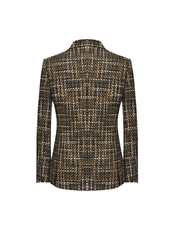 Blazer Colorato Con Revers A Lancia