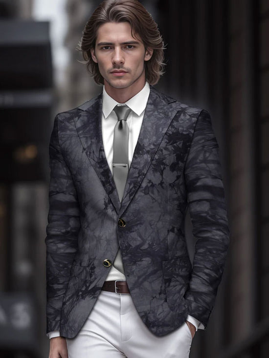 Blazer Stampato In Bambù