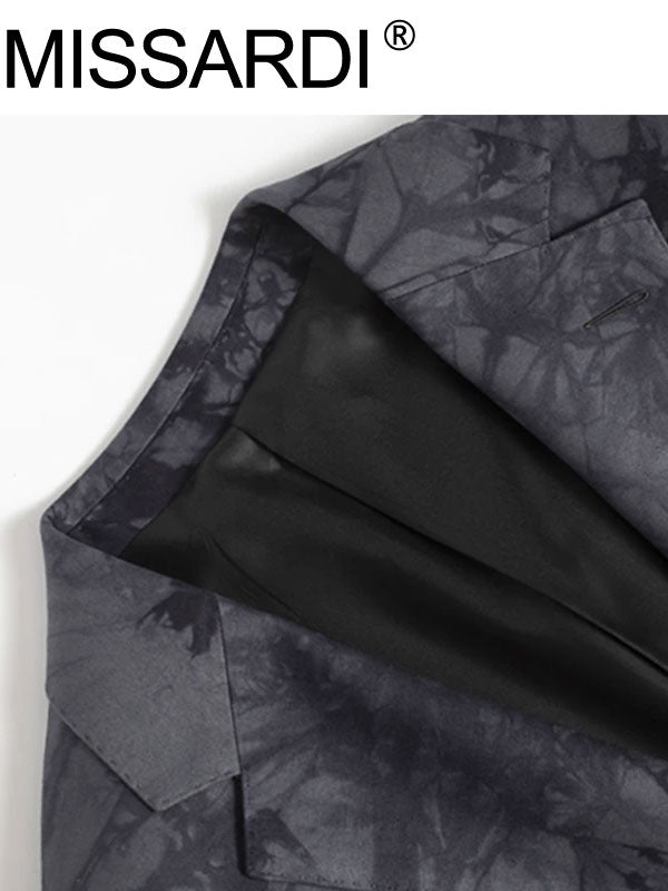 Blazer Stampato In Bambù