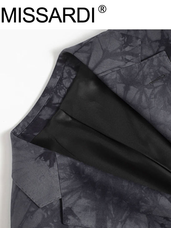 Blazer Stampato In Bambù