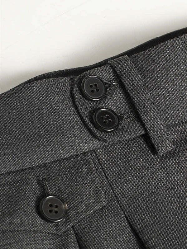 Pantaloni Alla Moda Con Pieghe Uniche