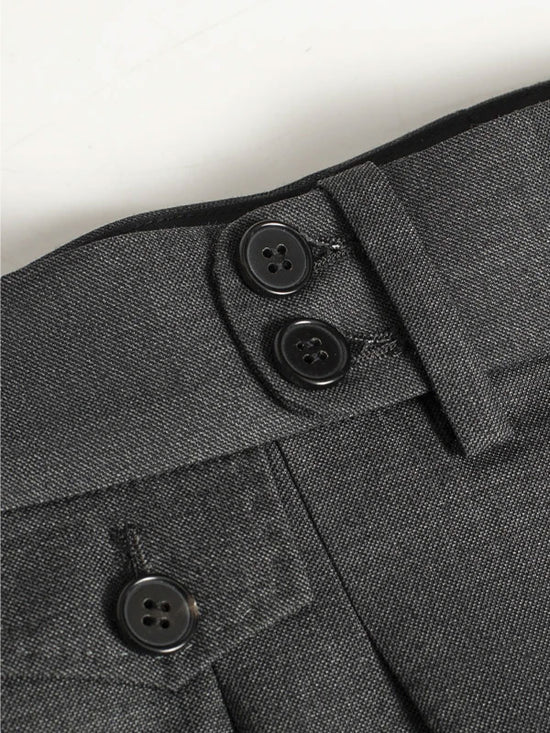 Pantaloni Alla Moda Con Pieghe Uniche